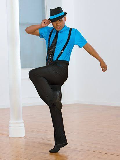 Men tapping costumes